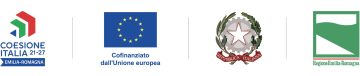 Loghi Coesione Italia 21-27 Emilia-Romagna, Unione europea, Repubblica Italiana, Regione Emilia-Romagna